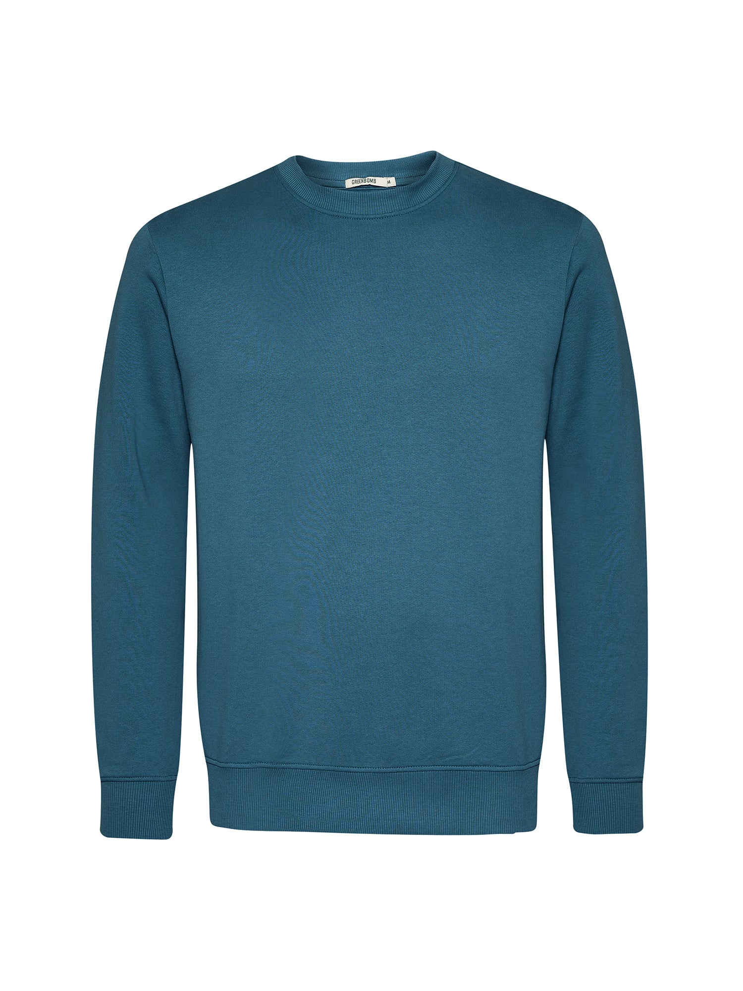 Tidal Blue: Gemütliches Sweatshirt aus Bio-Baumwolle für Herren [20551]