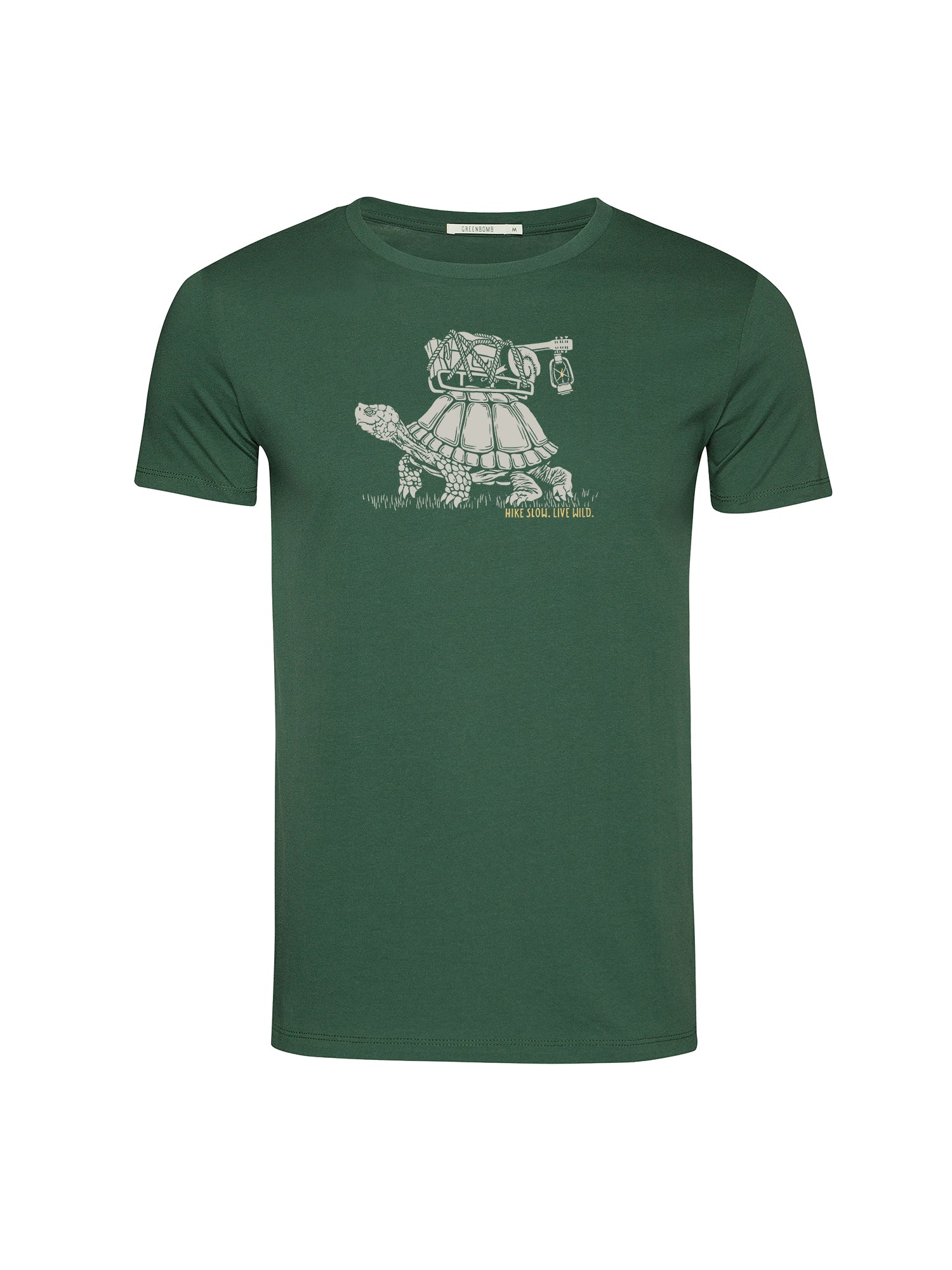 Bottle Green: Sportliches T-Shirt aus Bio-Baumwolle für Herren [20564]