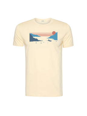 Vanilla Ice: Sportliches T-Shirt aus Bio-Baumwolle für Herren [20592]