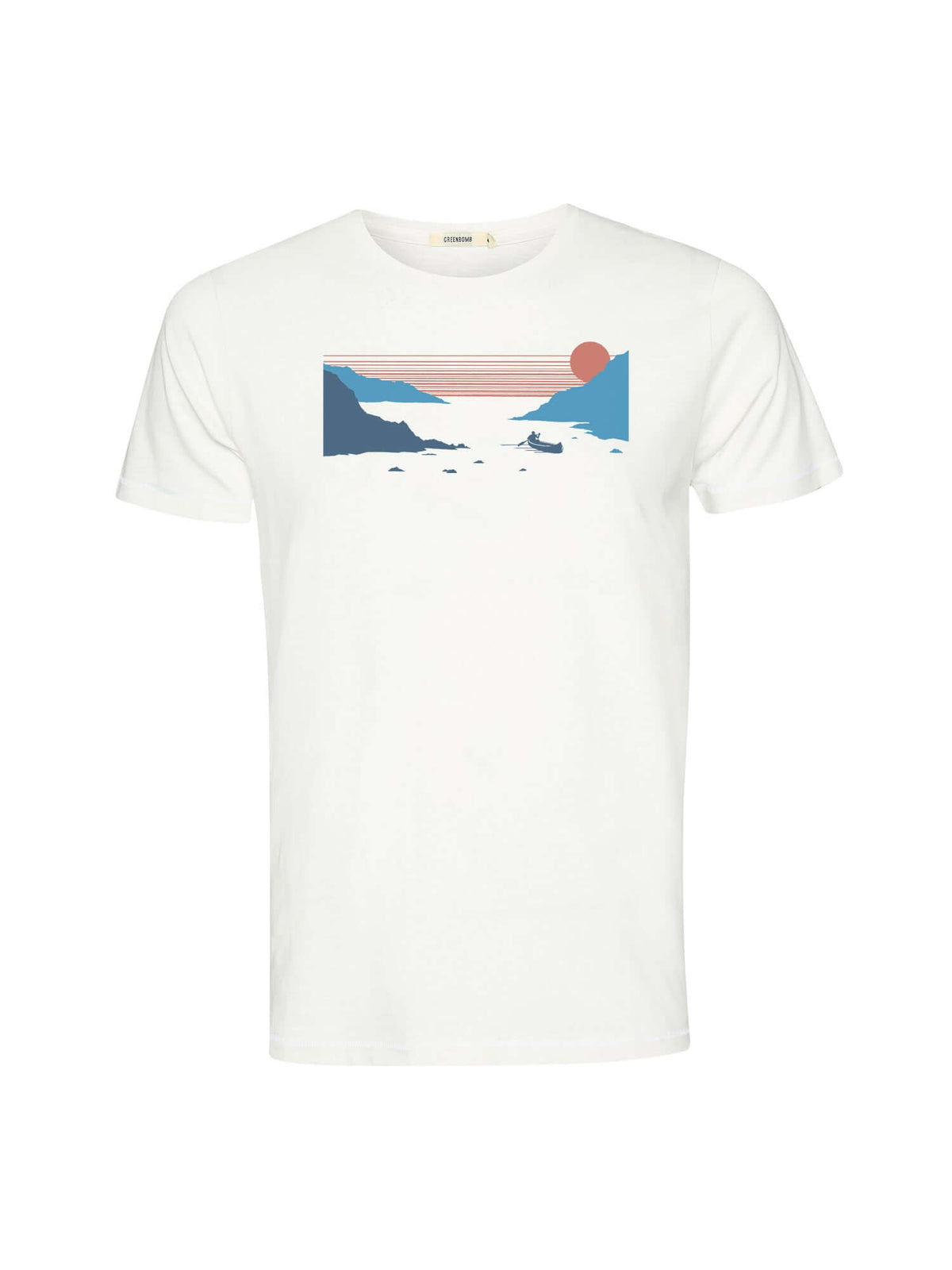 Moonstone: Sportliches T-Shirt aus Bio-Baumwolle für Herren [20594]