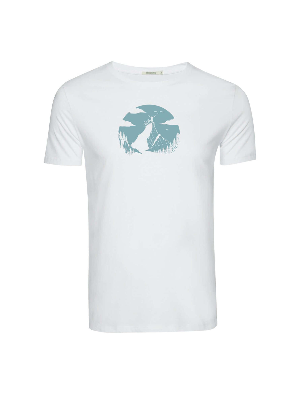 White: Sportliches T-Shirt aus Bio-Baumwolle für Herren [20597]