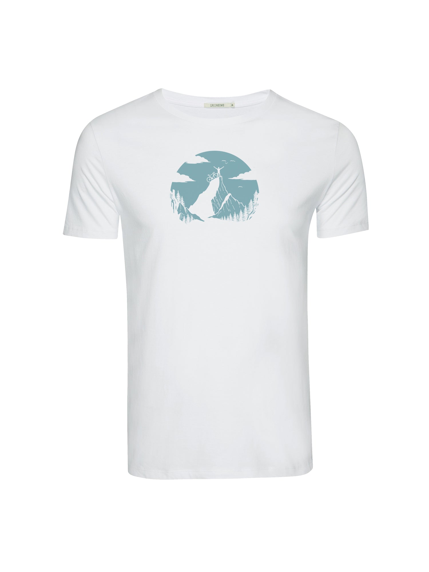 White: Sportliches T-Shirt aus Bio-Baumwolle für Herren [20597]