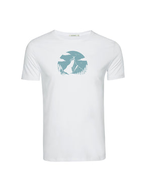 White: Sportliches T-Shirt aus Bio-Baumwolle für Herren [20597]