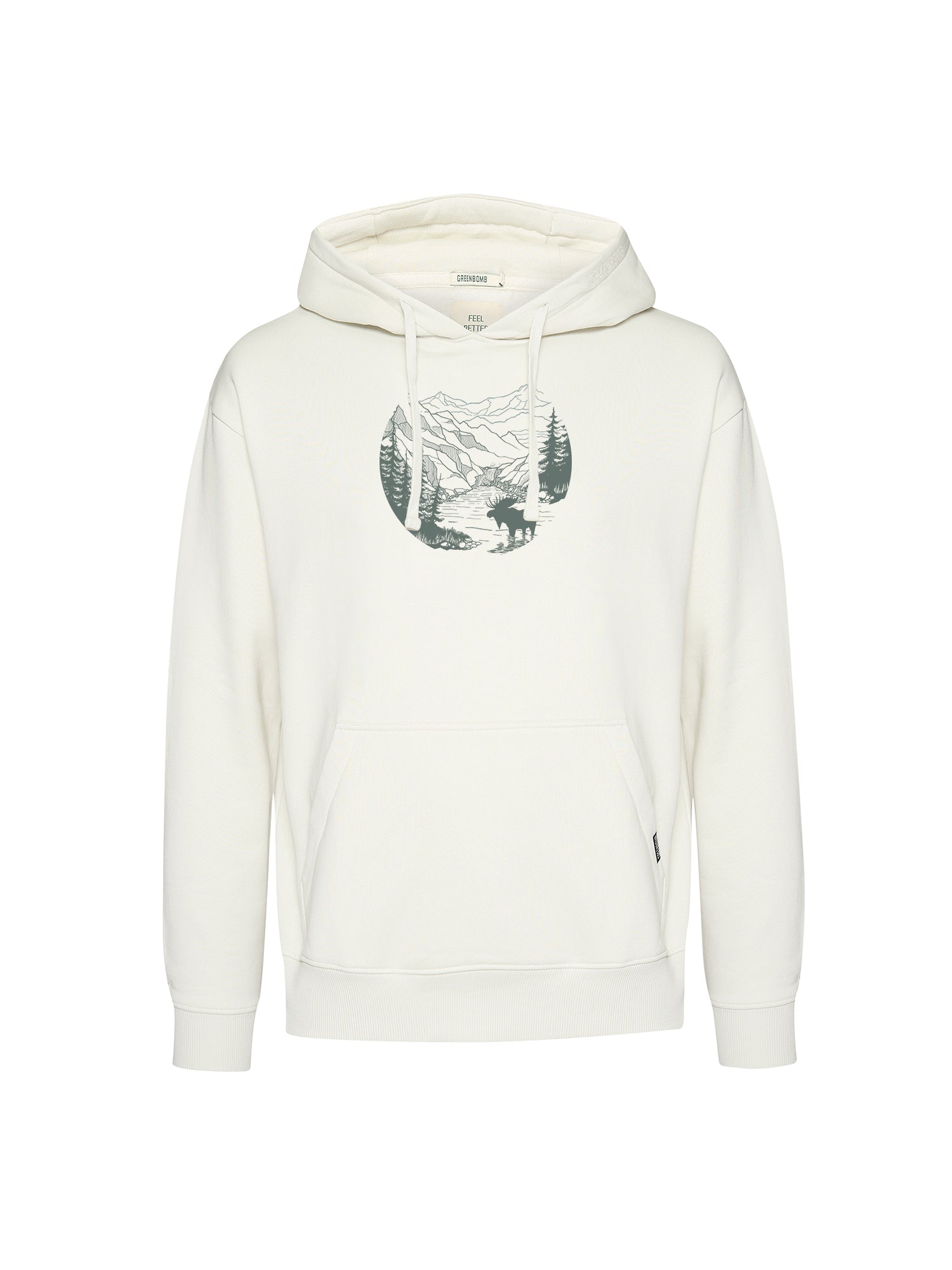 Moonstone: Gemütlicher Hoodie aus Bio-Baumwolle für Herren [20605]