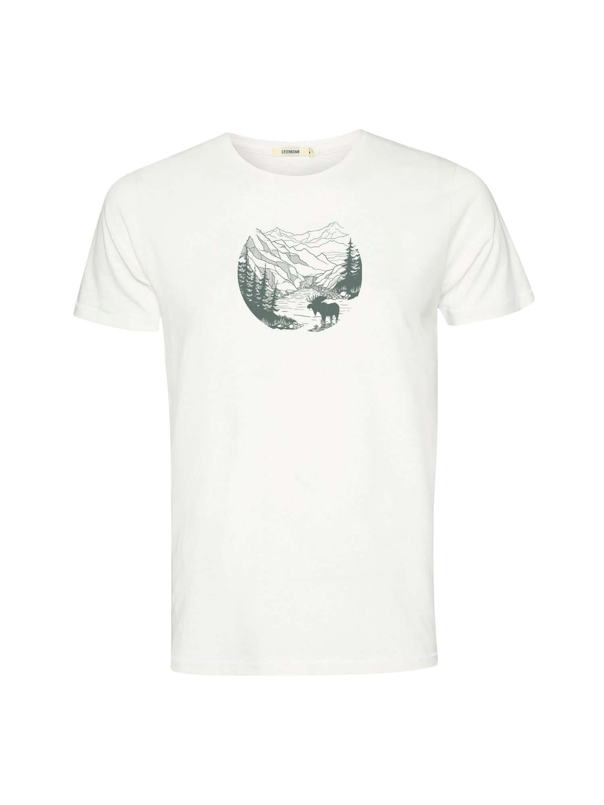 Moonstone: Sportliches T-Shirt aus Bio-Baumwolle für Herren [20606]