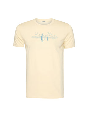 Vanilla Ice: Sportliches T-Shirt aus Bio-Baumwolle für Herren [20618]