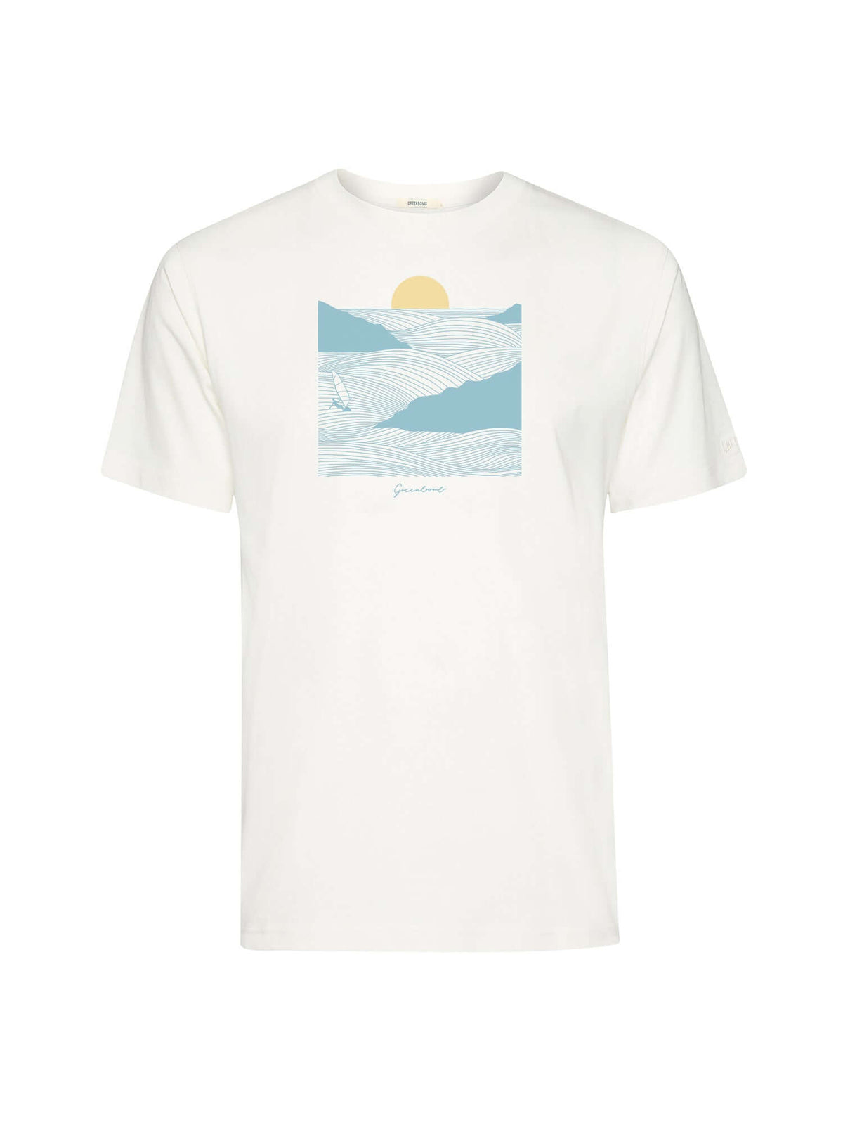 Moonstone: Lässiges Oversize-T-Shirt aus Bio-Baumwolle für Herren [20620]