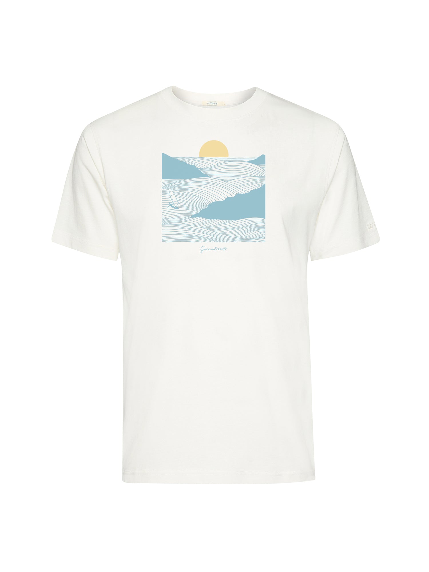 Moonstone: Lässiges Oversize-T-Shirt aus Bio-Baumwolle für Herren [20620]