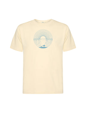 Vanilla Ice: Lässiges Oversize-T-Shirt aus Bio-Baumwolle für Herren [20623]