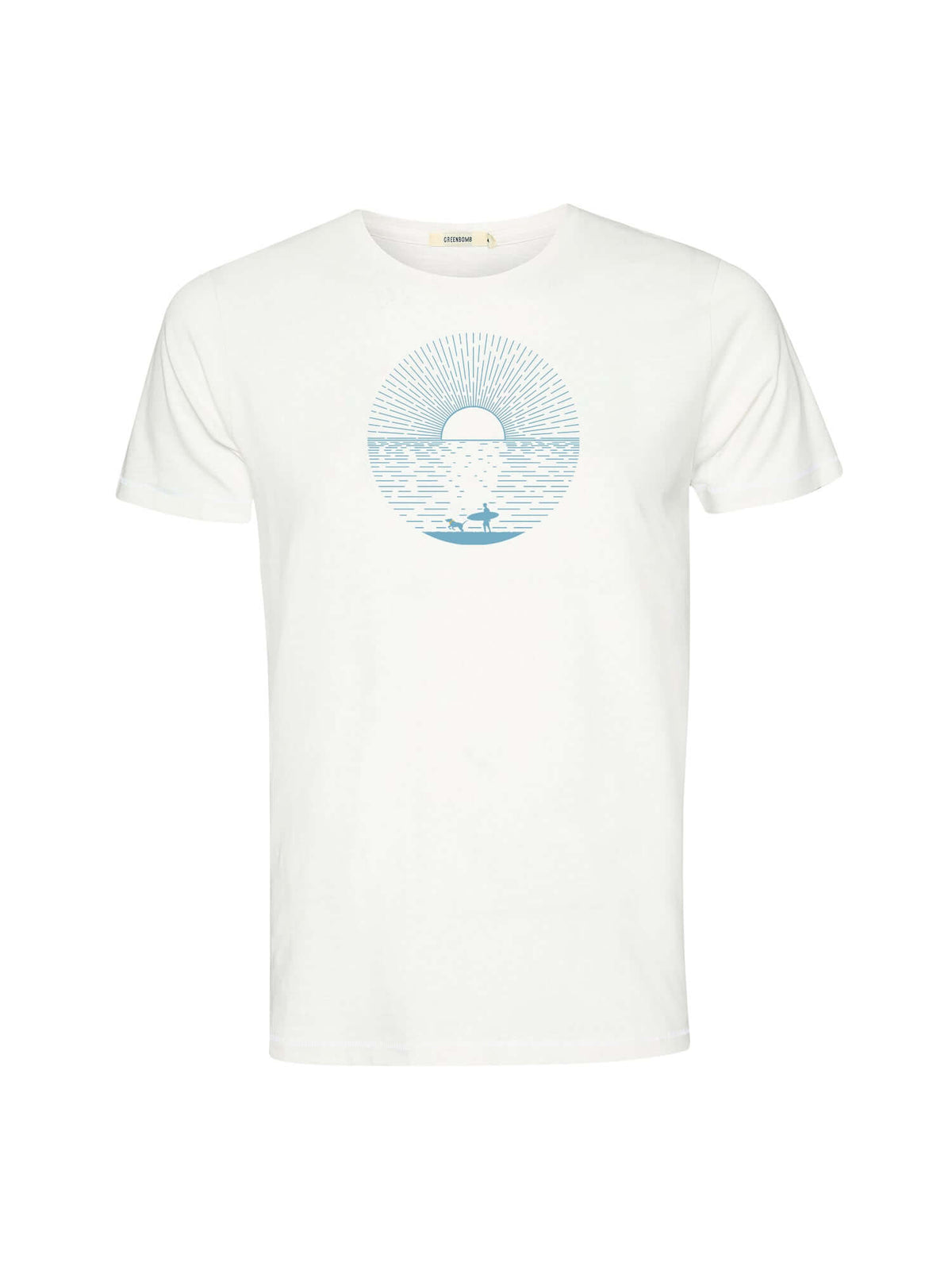 Moonstone: Sportliches T-Shirt aus Bio-Baumwolle für Herren [20624]