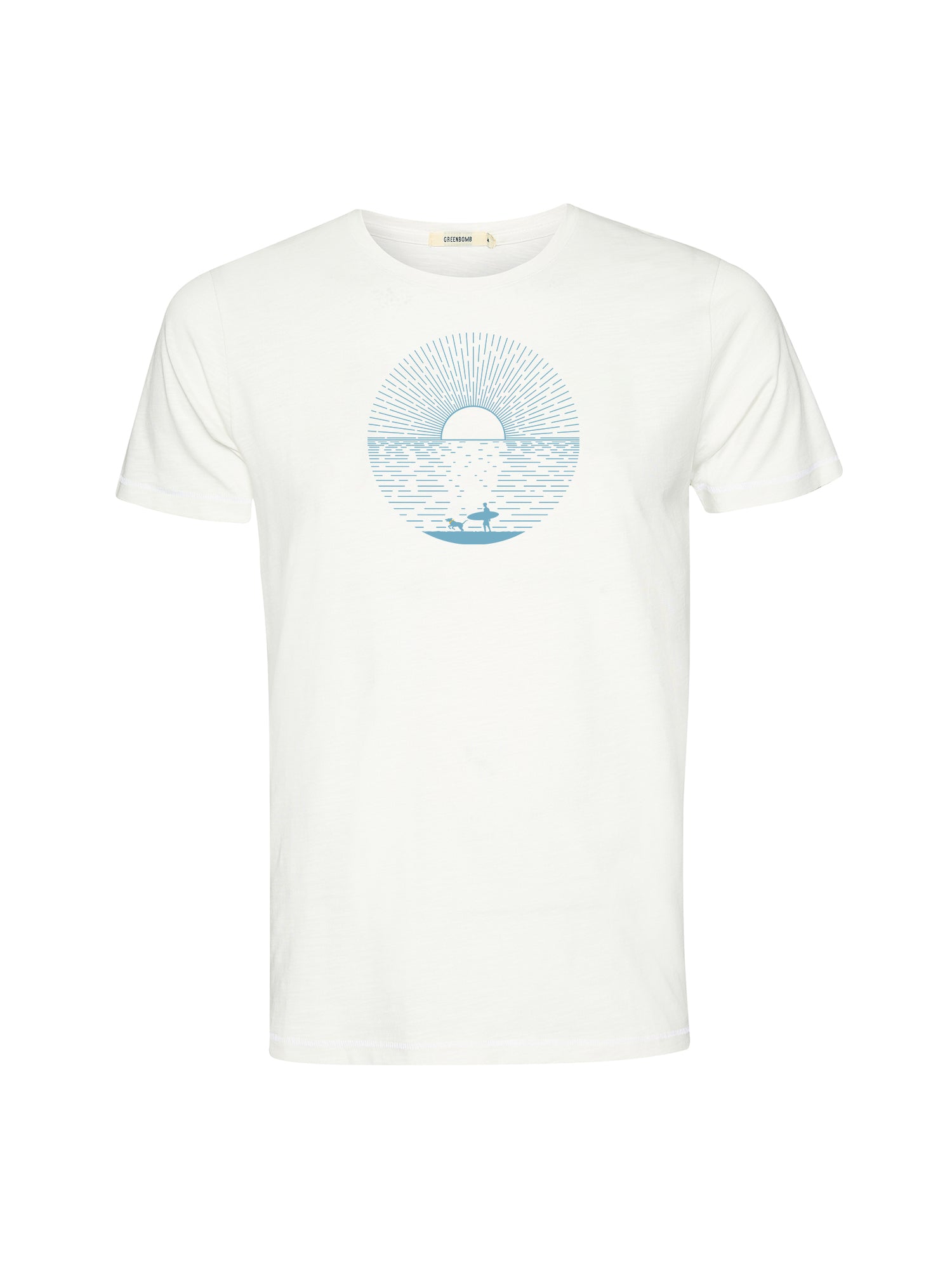 Moonstone: Sportliches T-Shirt aus Bio-Baumwolle für Herren [20624]