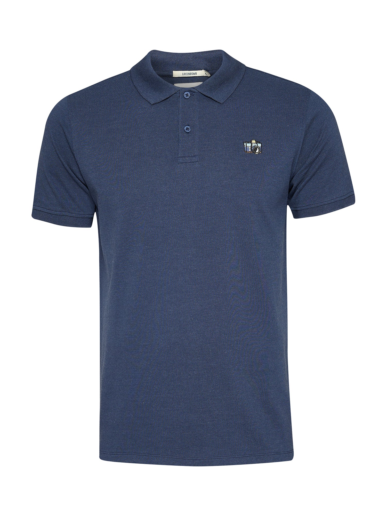 Navy: Sportliches Polo aus Baumwoll-Mix für Herren [20644]