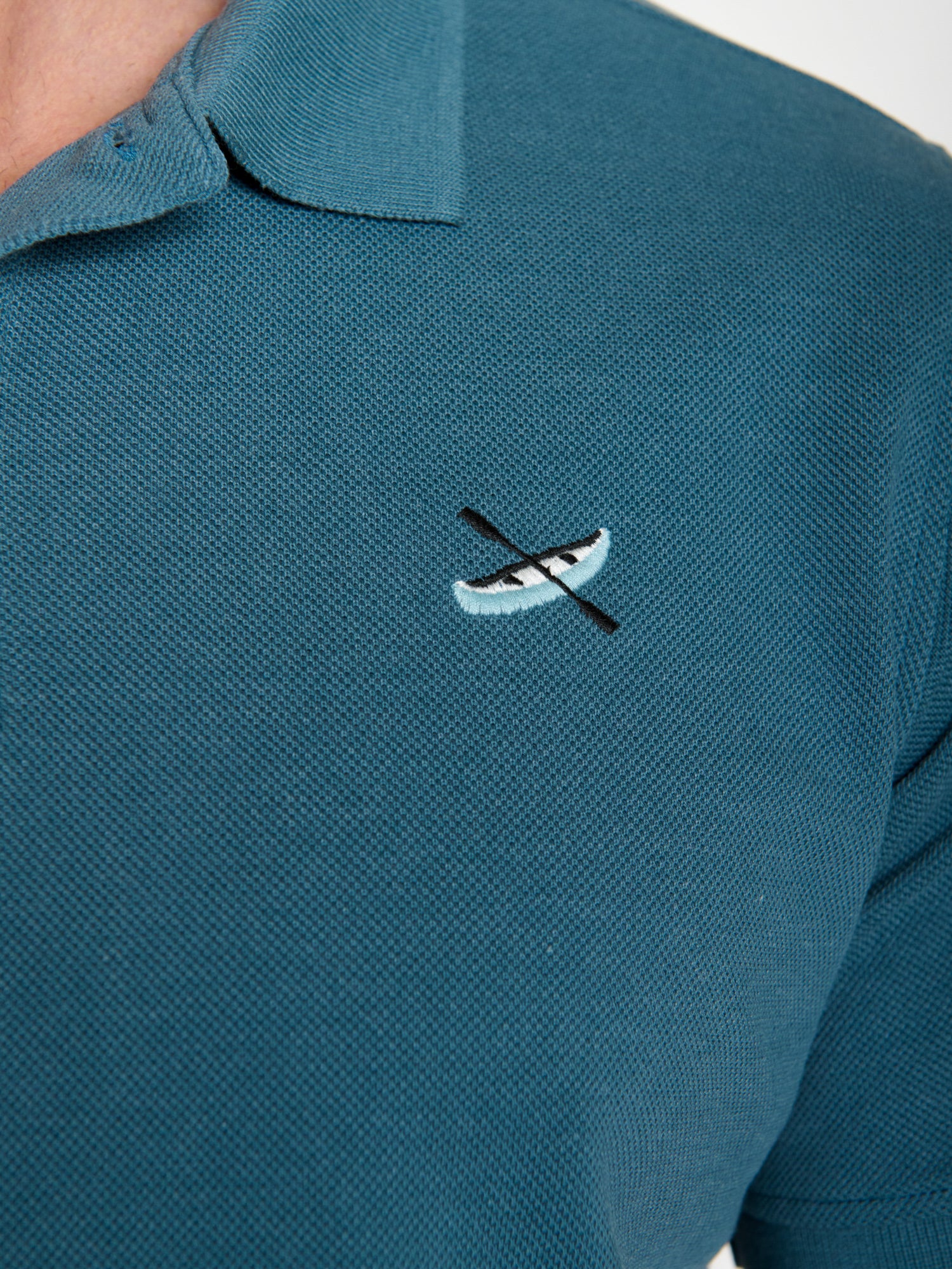 Tidal Blue: Sportliches Polo aus Baumwoll-Mix für Herren [20654]