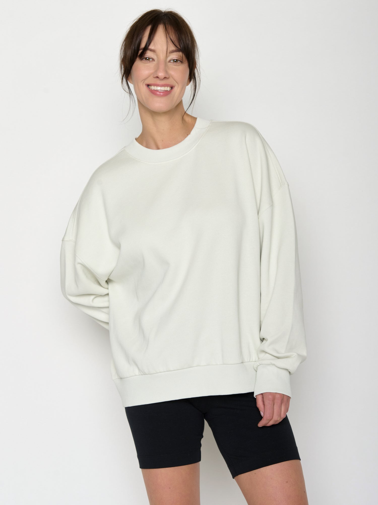 Moonstone: Lässiges Sweatshirt aus Bio-Baumwolle für Damen [20694]