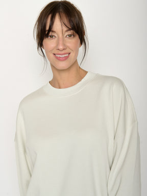 Moonstone: Lässiges Sweatshirt aus Bio-Baumwolle für Damen [20695]