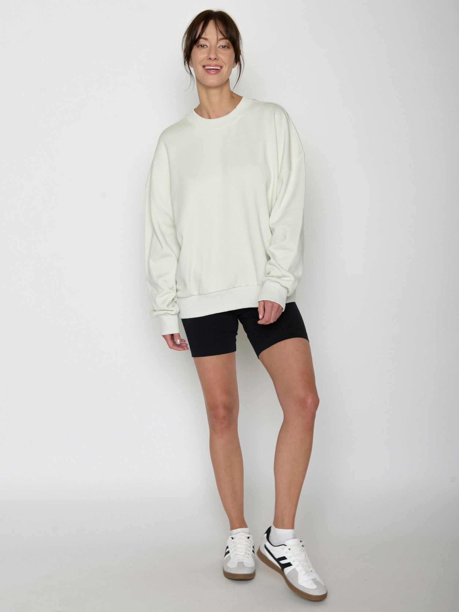 Moonstone: Lässiges Sweatshirt aus Bio-Baumwolle für Damen [20696]