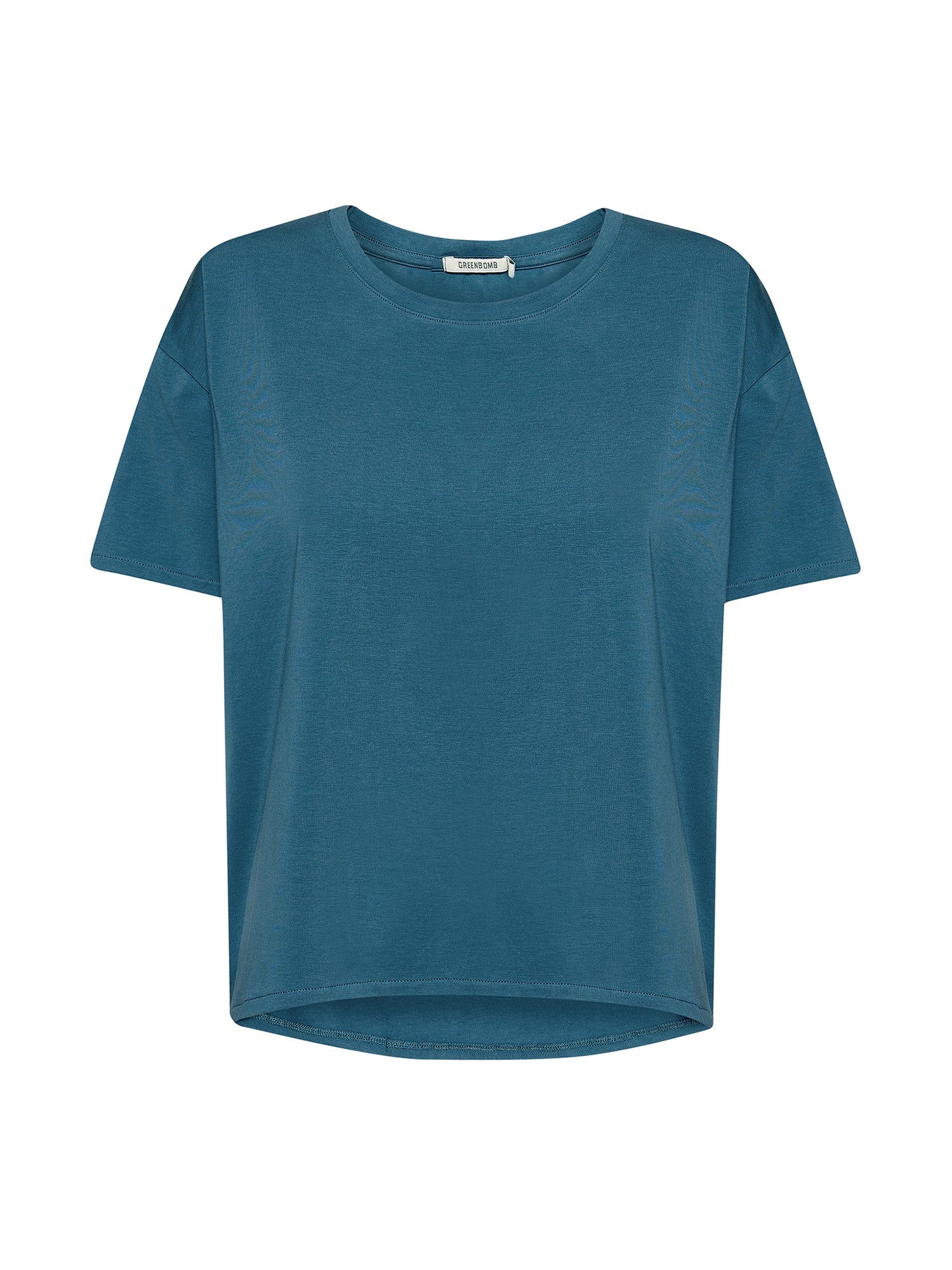 True Blue: Lässiges T-Shirt aus Bio-Baumwoll-Mix für Damen [20720]