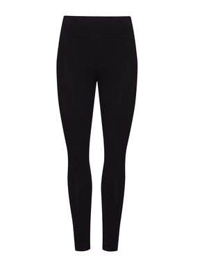 Schwarz:  Lässige Leggings aus Bio-Baumwolle für Damen [20730]