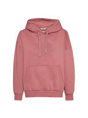 Dark Rose: Lässiger Hoodie aus Bio-Baumwolle für Damen [20773]