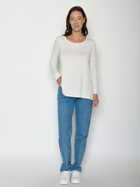 Moonstone: Lässiges Longsleeve aus Viskose (LENZING™ ECOVERO™) Mix für Damen [20793]