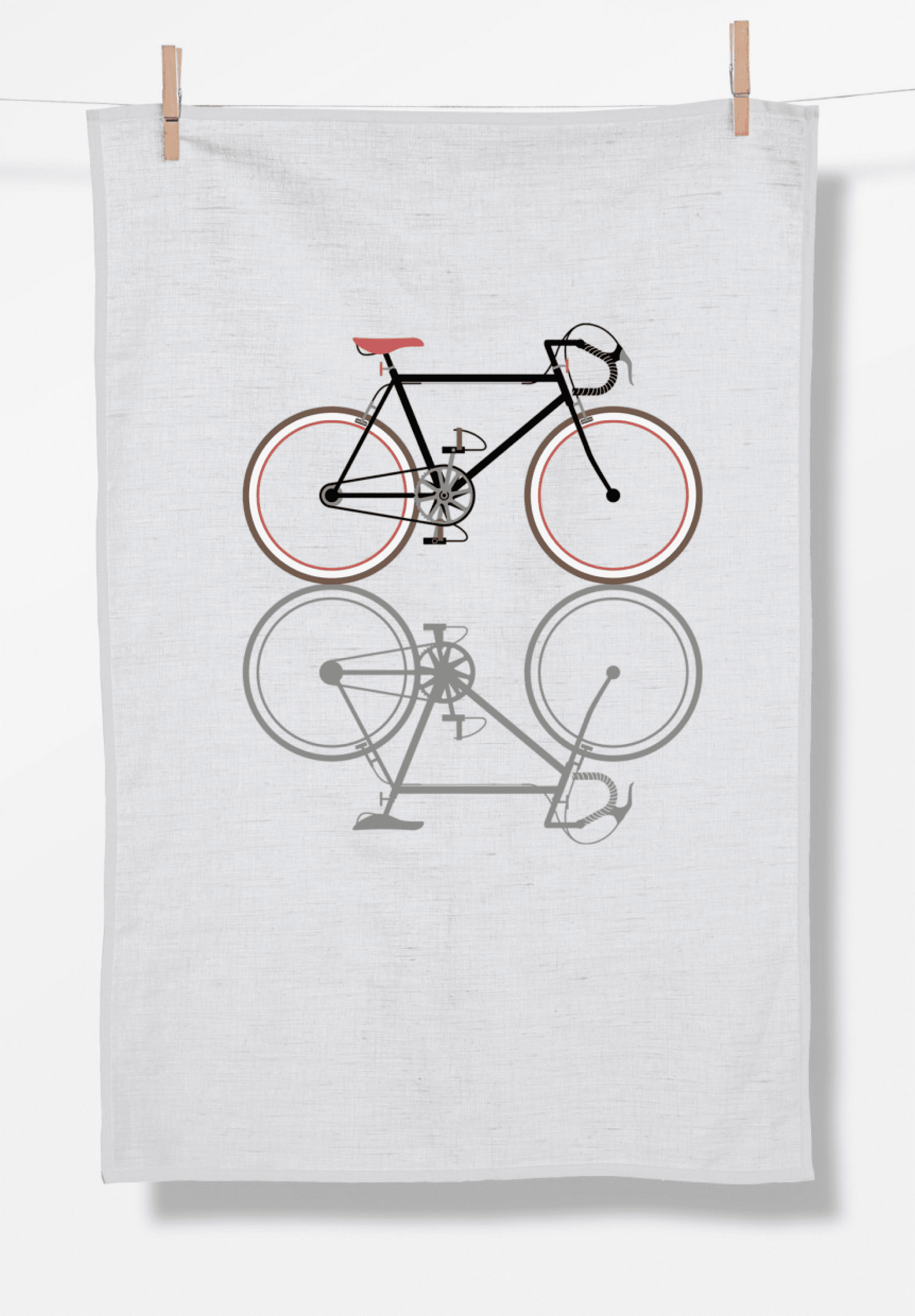 White: Praktisches Geschirrtuch aus Bio-Baumwolle für Unisex [207]