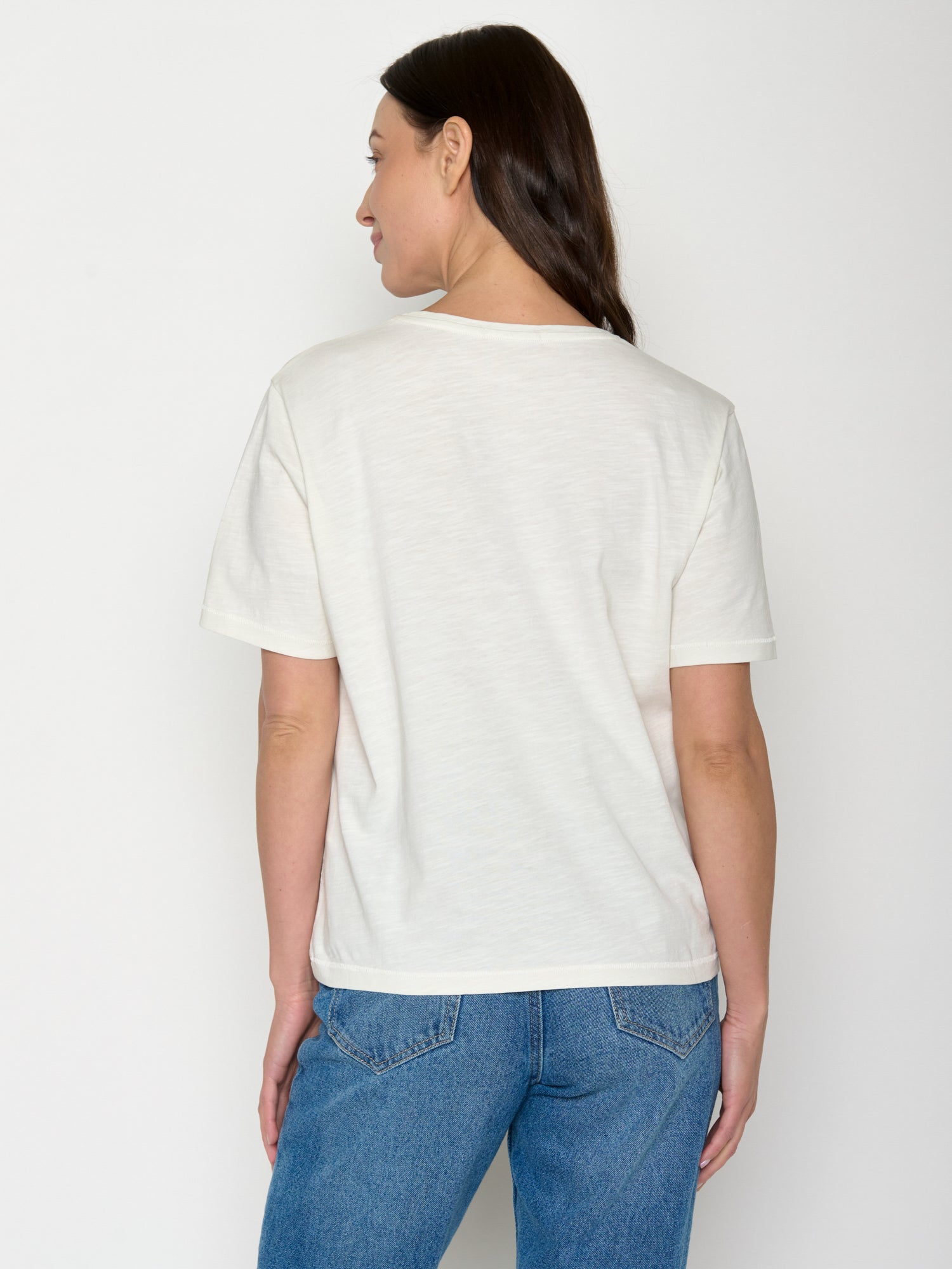 Moonstone: Kastiges T-Shirt aus Bio-Baumwolle für Damen [20834]