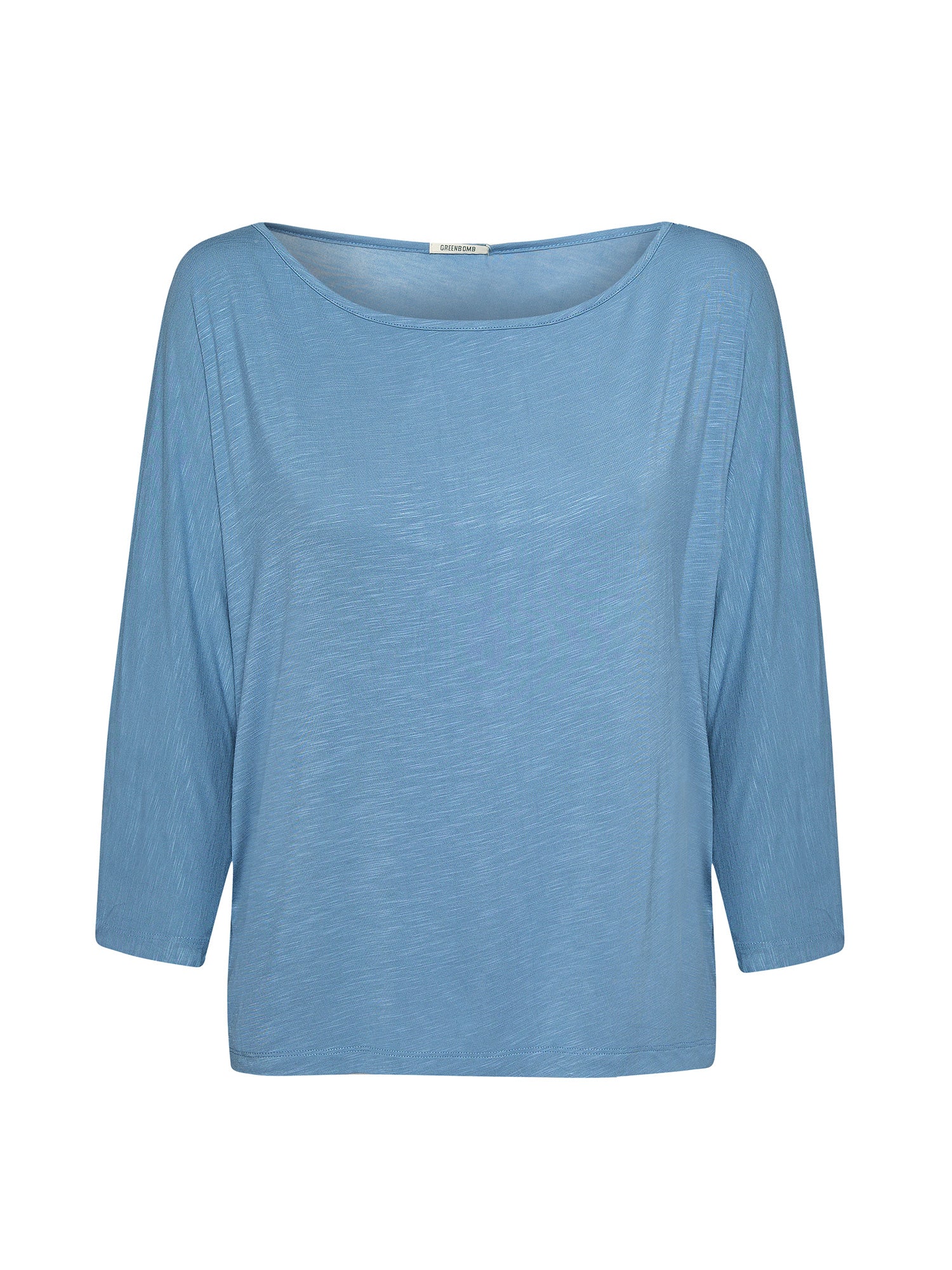 Glacier Blue : Gemütliches Longsleeve aus Viskose (LENZING™ ECOVERO™) Mix für Damen [20857]