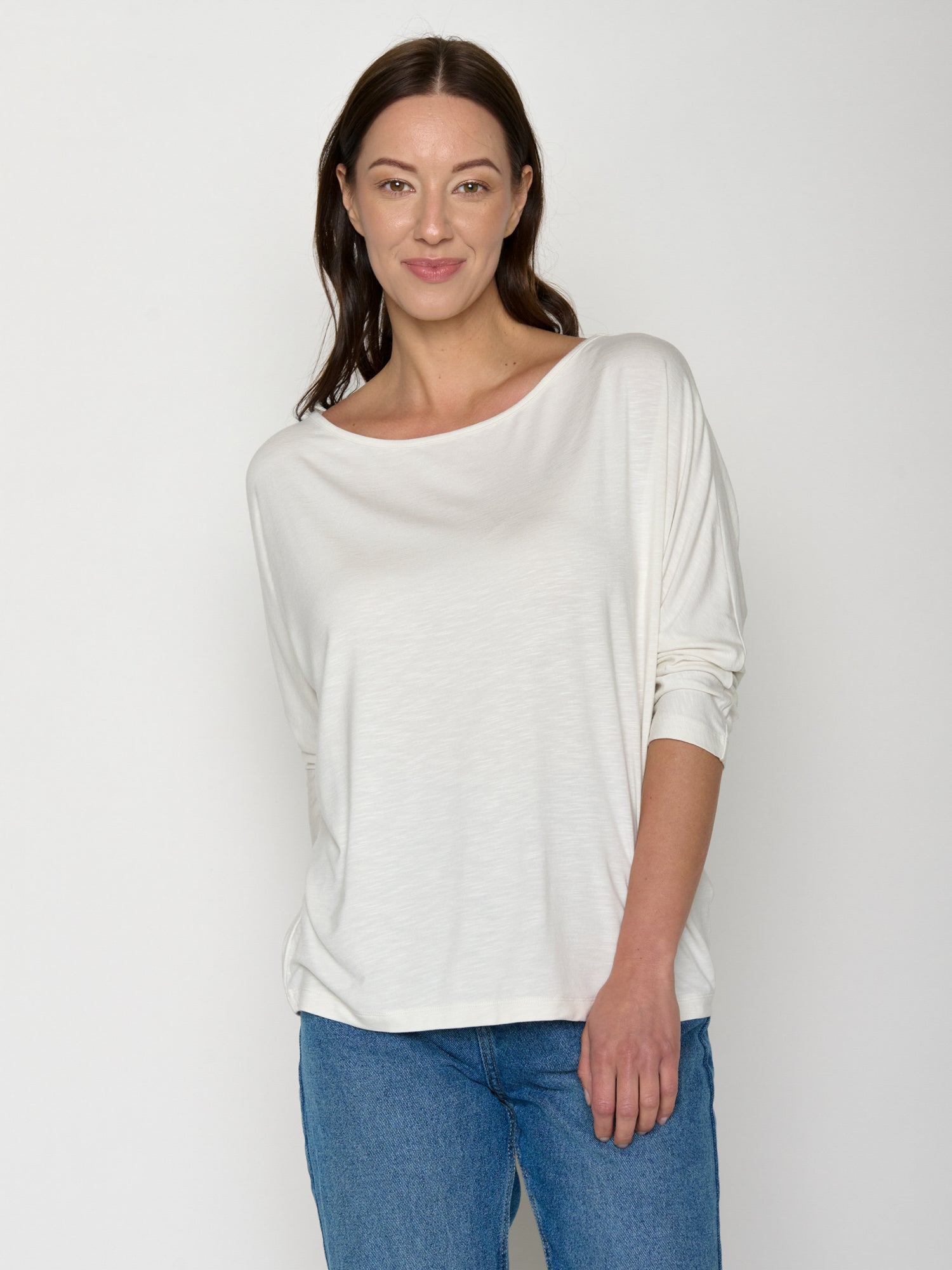 Moonstone: Gemütliches Longsleeve aus Viskose (LENZING™ ECOVERO™) Mix für Damen [20863]