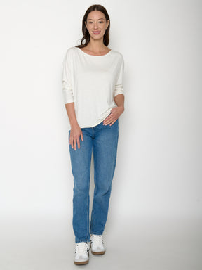 Moonstone: Gemütliches Longsleeve aus Viskose (LENZING™ ECOVERO™) Mix für Damen [20865]