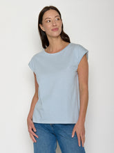 Glacier Stripes: Lässiges Shirt aus Bio-Baumwolle für Damen [20888]