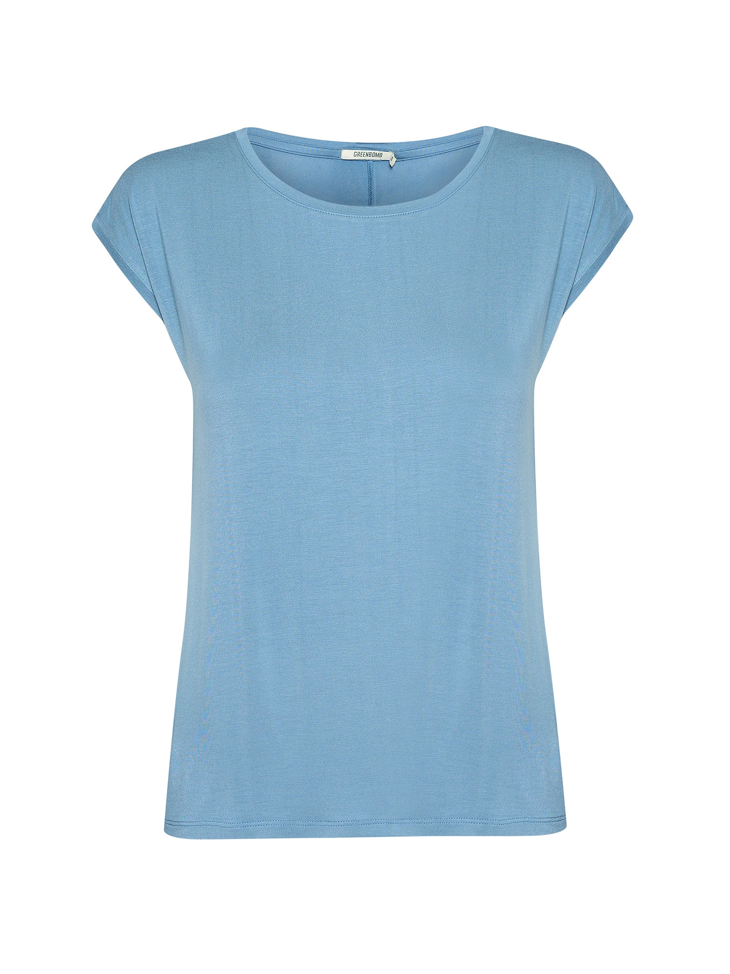 Glacier Blue : Lässiges Shirt aus LENZING™ TENCEL™ Mix für Damen [20892]