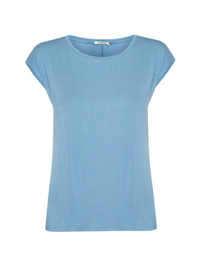 Glacier Blue : Lässiges Shirt aus LENZING™ TENCEL™ Mix für Damen [20892]