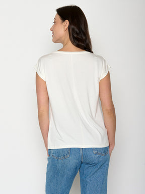 Moonstone: Lässiges Shirt aus LENZING™ TENCEL™ Mix für Damen [20897]