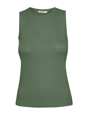 Olive: Sportliches Top aus LENZING™ TENCEL™ Mix für Damen [20910]