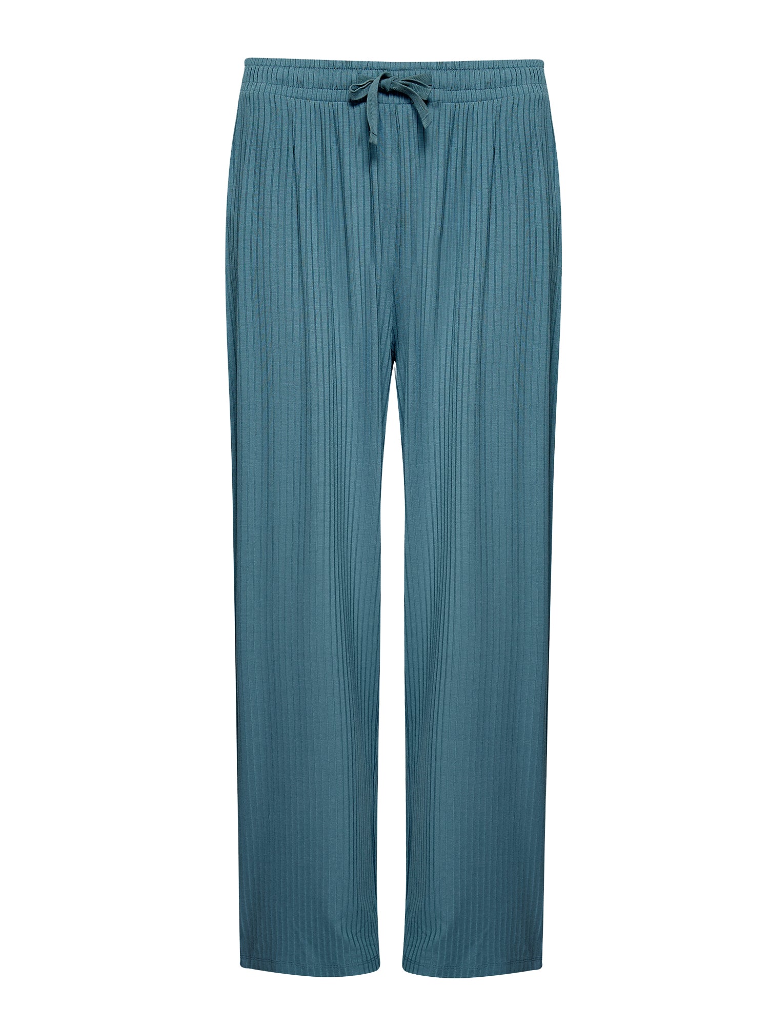 Vintage Blue: Lässige Hose aus LENZING™ ECOVERO™ für Damen [20945]