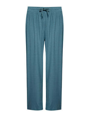 Vintage Blue: Lässige Hose aus LENZING™ ECOVERO™ für Damen [20945]