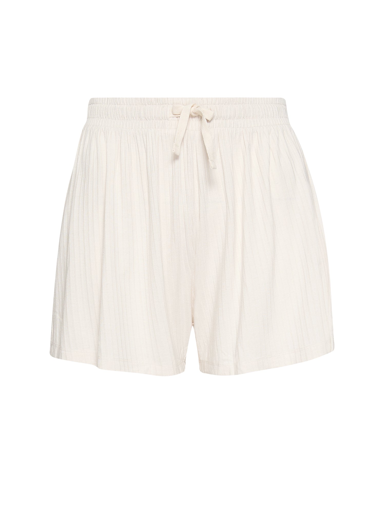 Off White: Lässige Hose aus LENZING™ TENCEL™ Mix für Damen [20965]