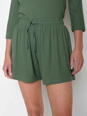 Olive: Lässige Hose aus LENZING™ TENCEL™ Mix für Damen [20972]