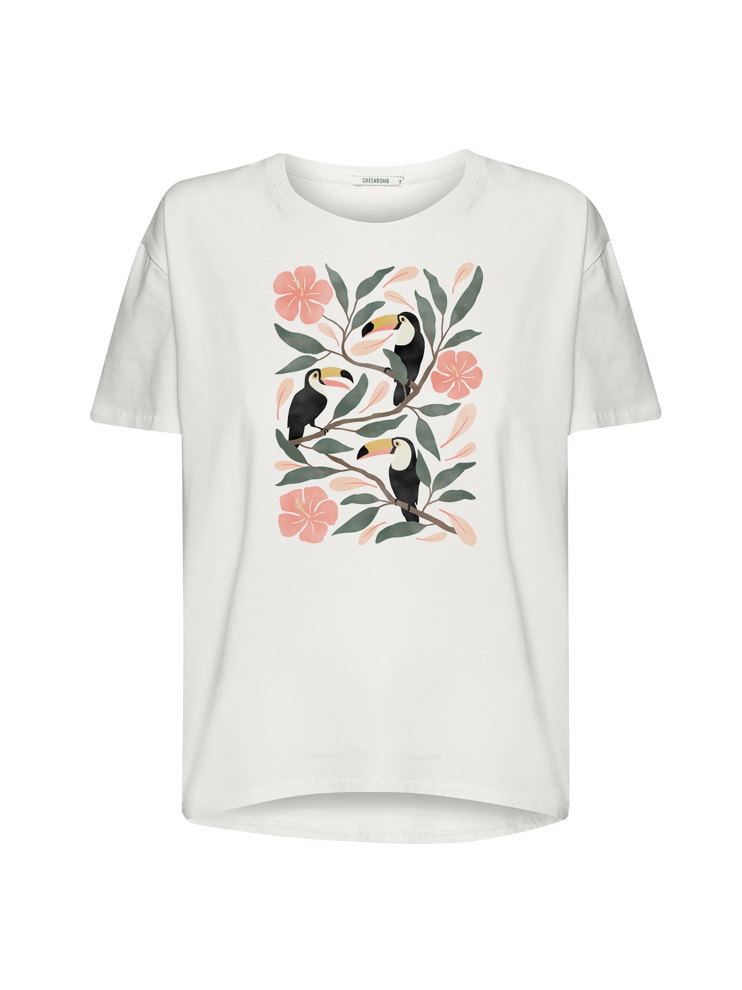 Moonstone: Lässiges T-Shirt aus Bio-Baumwoll-Mix für Damen [20994]