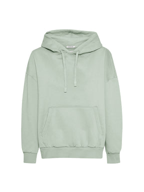 Muted Mint: Lässiger Hoodie aus Bio-Baumwolle für Damen [21033]