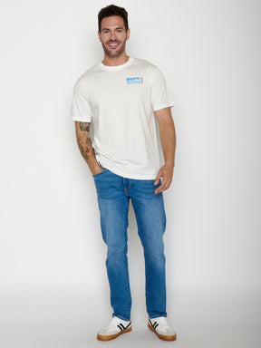 Moonstone: Lässiges Oversize-T-Shirt aus Bio-Baumwolle für Herren [21450]