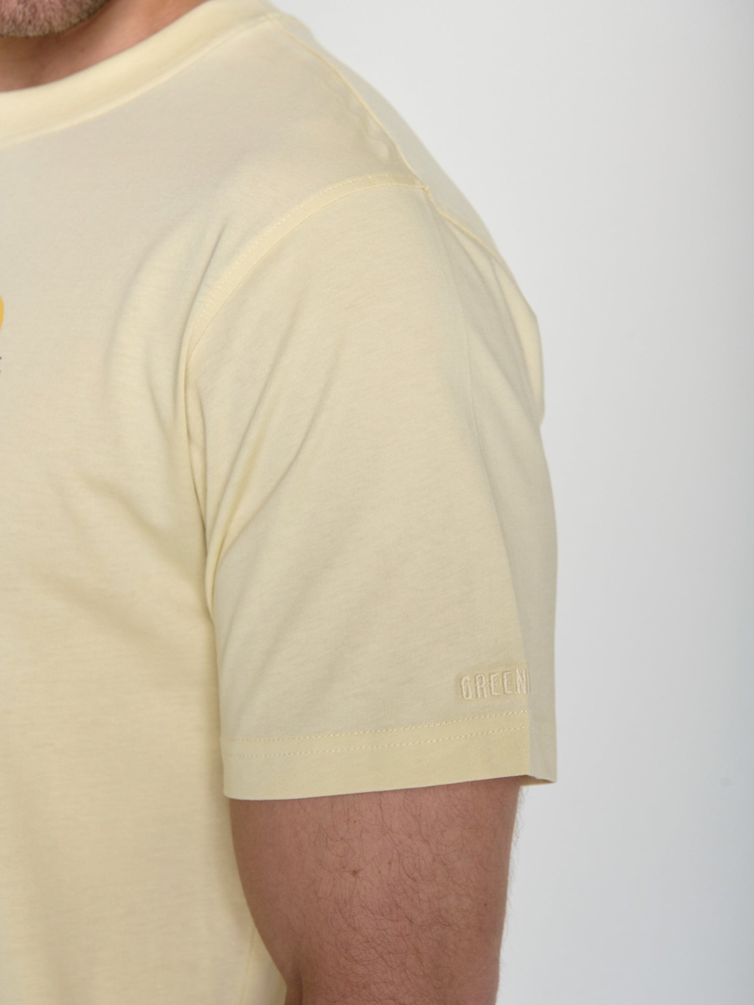 Vanilla Ice: Lässiges Oversize-T-Shirt aus Bio-Baumwolle für Herren [21470]