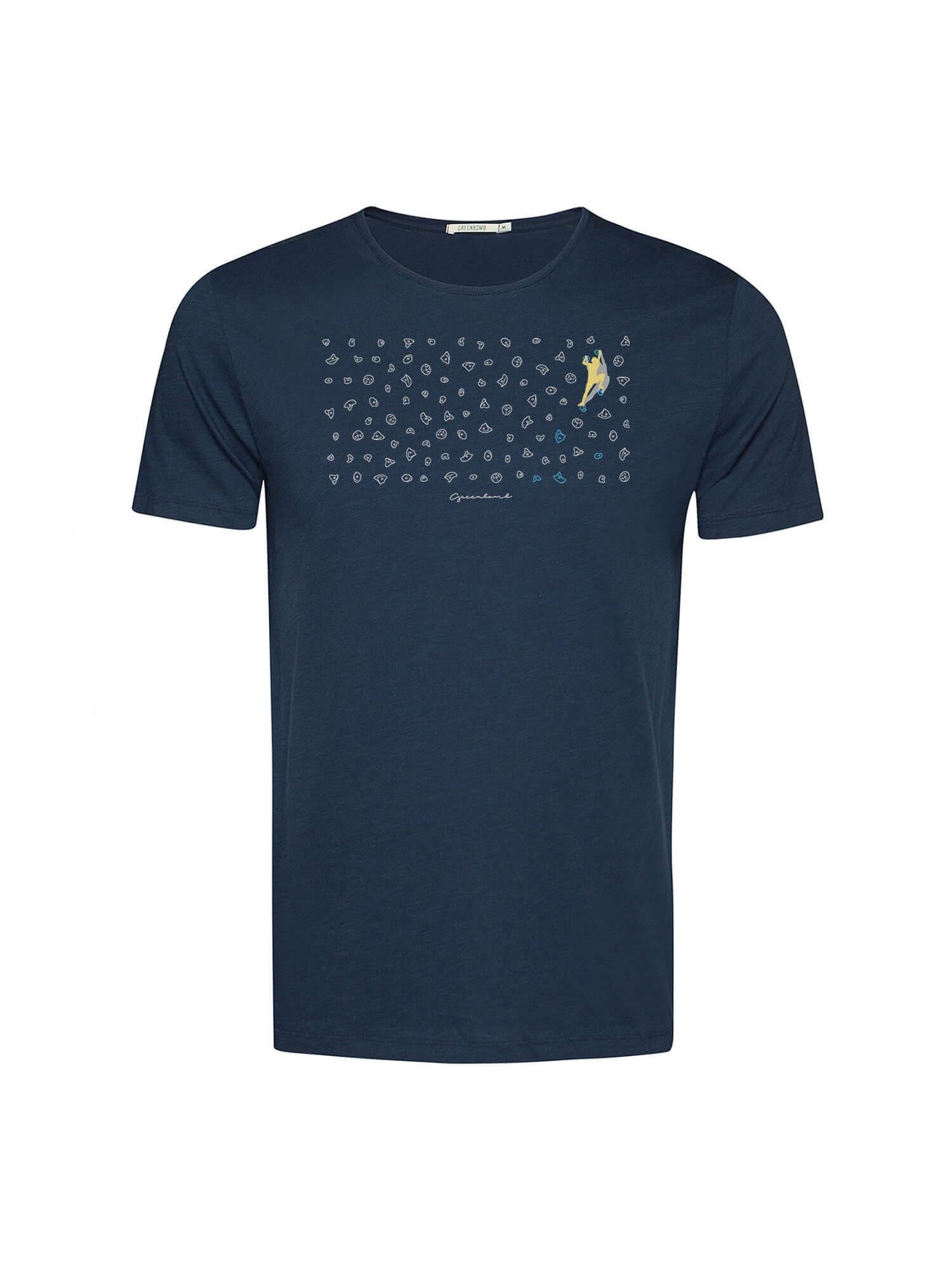 Soft Sage: Sportliches T-Shirt aus Bio-Baumwolle für Herren [21481]