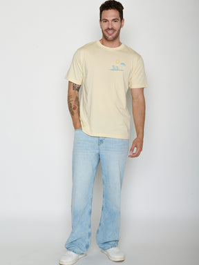 Vanilla Ice: Lässiges Oversize-T-Shirt aus Bio-Baumwolle für Herren [21489]