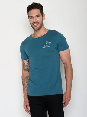 Blue Stone: Sportliches T-Shirt aus Bio-Baumwolle für Herren [21492]