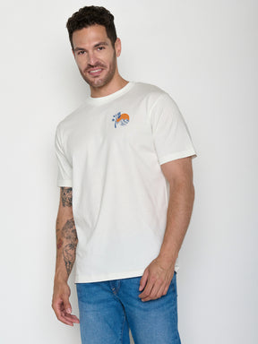 Moonstone: Lässiges Oversize-T-Shirt aus Bio-Baumwolle für Herren [21502]
