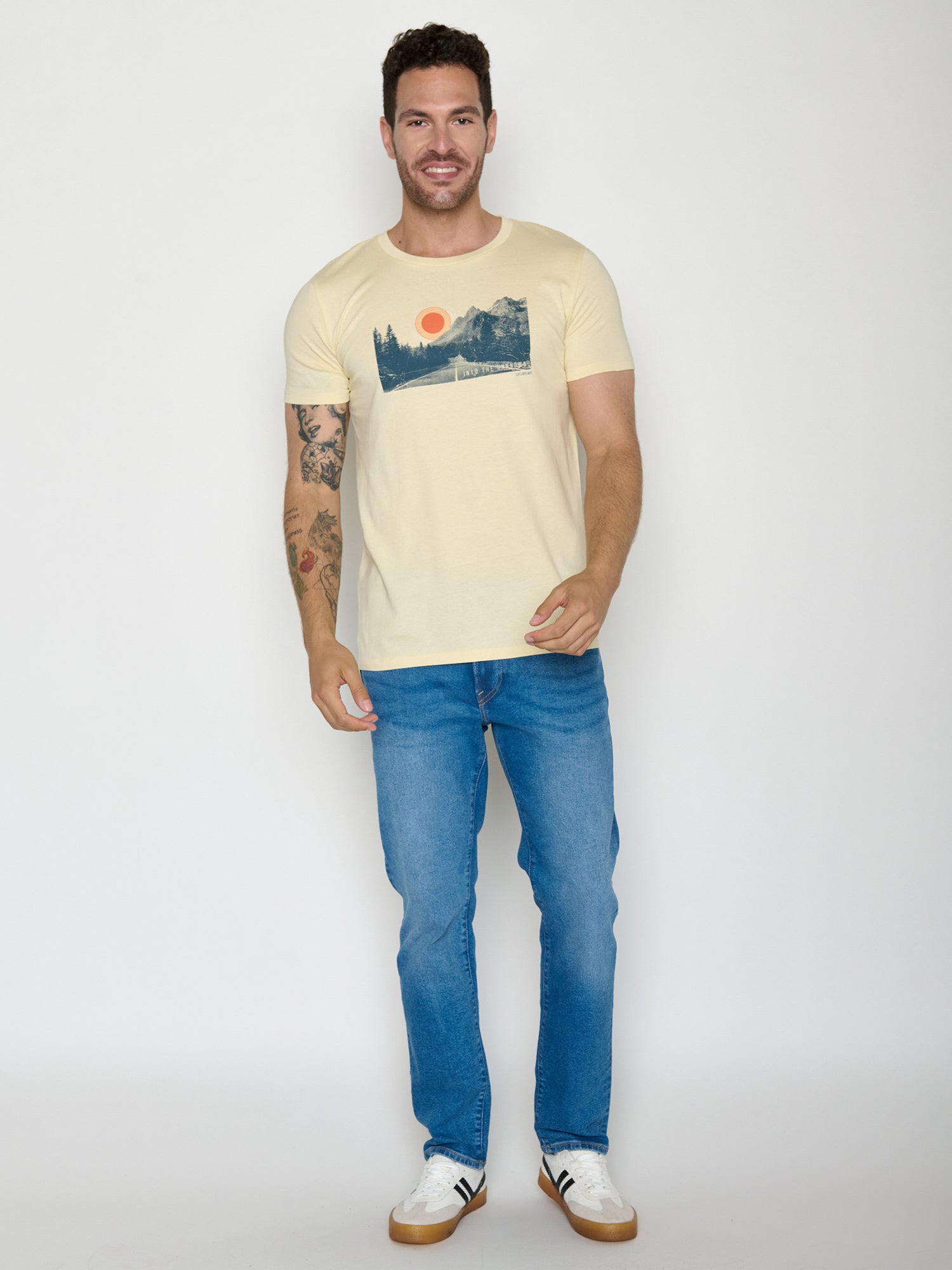 Vanilla Ice: Sportliches T-Shirt aus Bio-Baumwolle für Herren [21511]