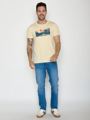 Vanilla Ice: Sportliches T-Shirt aus Bio-Baumwolle für Herren [21511]