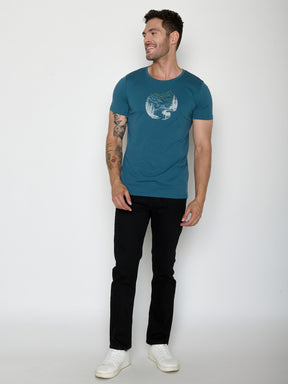 Blue Stone: Sportliches T-Shirt aus Bio-Baumwolle für Herren [21516]