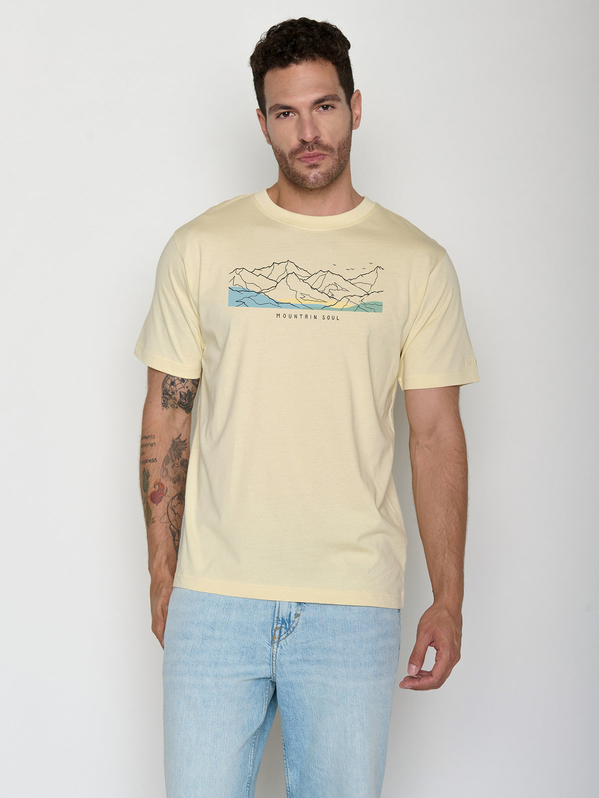 Vanilla Ice: Lässiges Oversize-T-Shirt aus Bio-Baumwolle für Herren [21519]